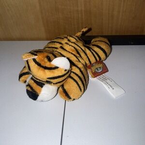 Adventure Planet Tiger 5 inch Mini Plush Orange Striped Stuffed Animal Toy
